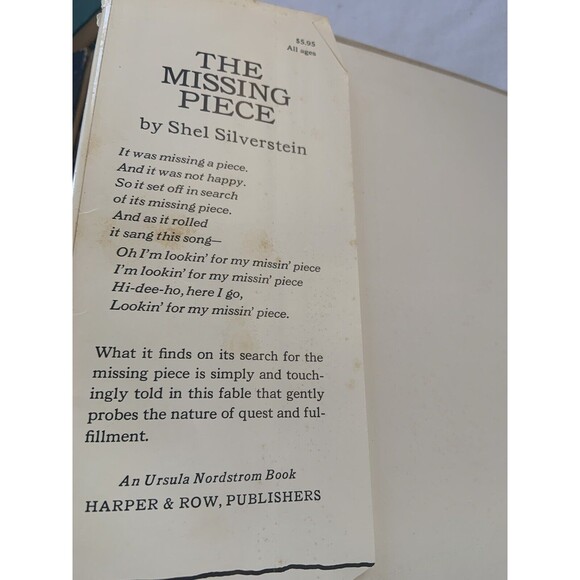 Shel Silverstein The Missing Piece 1976 STATED First Edition - Rare Book - Picture 7 of 12